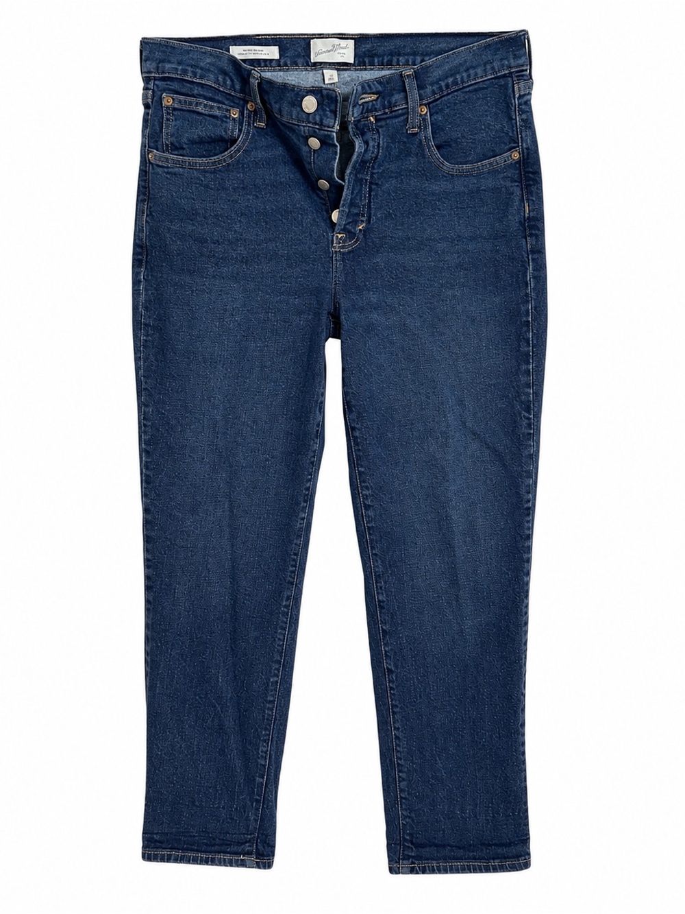 Universal Thread Women’s High-Rise Dark Blue Button-Fly Jeans